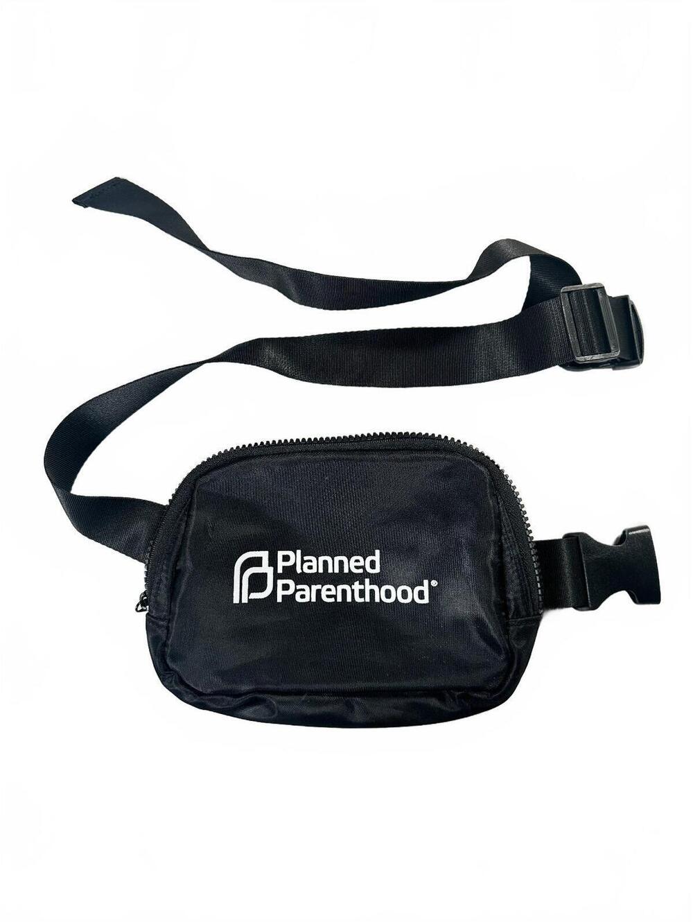 Planned Parenthood Black Fanny Pack Belt Bag Waist Crossbody Logo